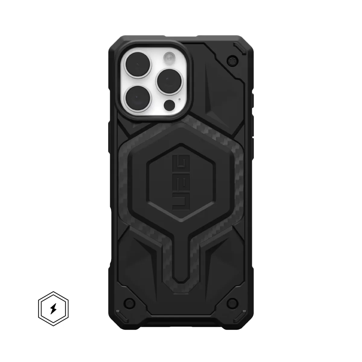 IPHONE 13 SERIES UAG IPHONE MONARCH PRO: MAGSAFE COMPATIBLE, RUGGED, SHOCKPROOF, PREMIUM PROTECTIVE COVER BLACK