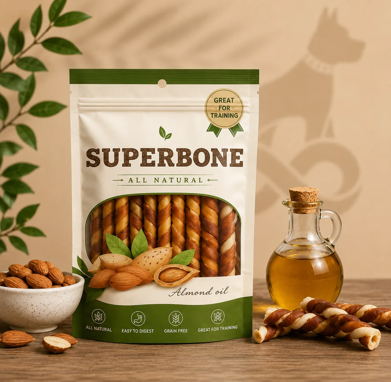 Superbone 9-in-1 Healthy Chicken Sticks | Highly-Digestible Dog Chew ( 120g )