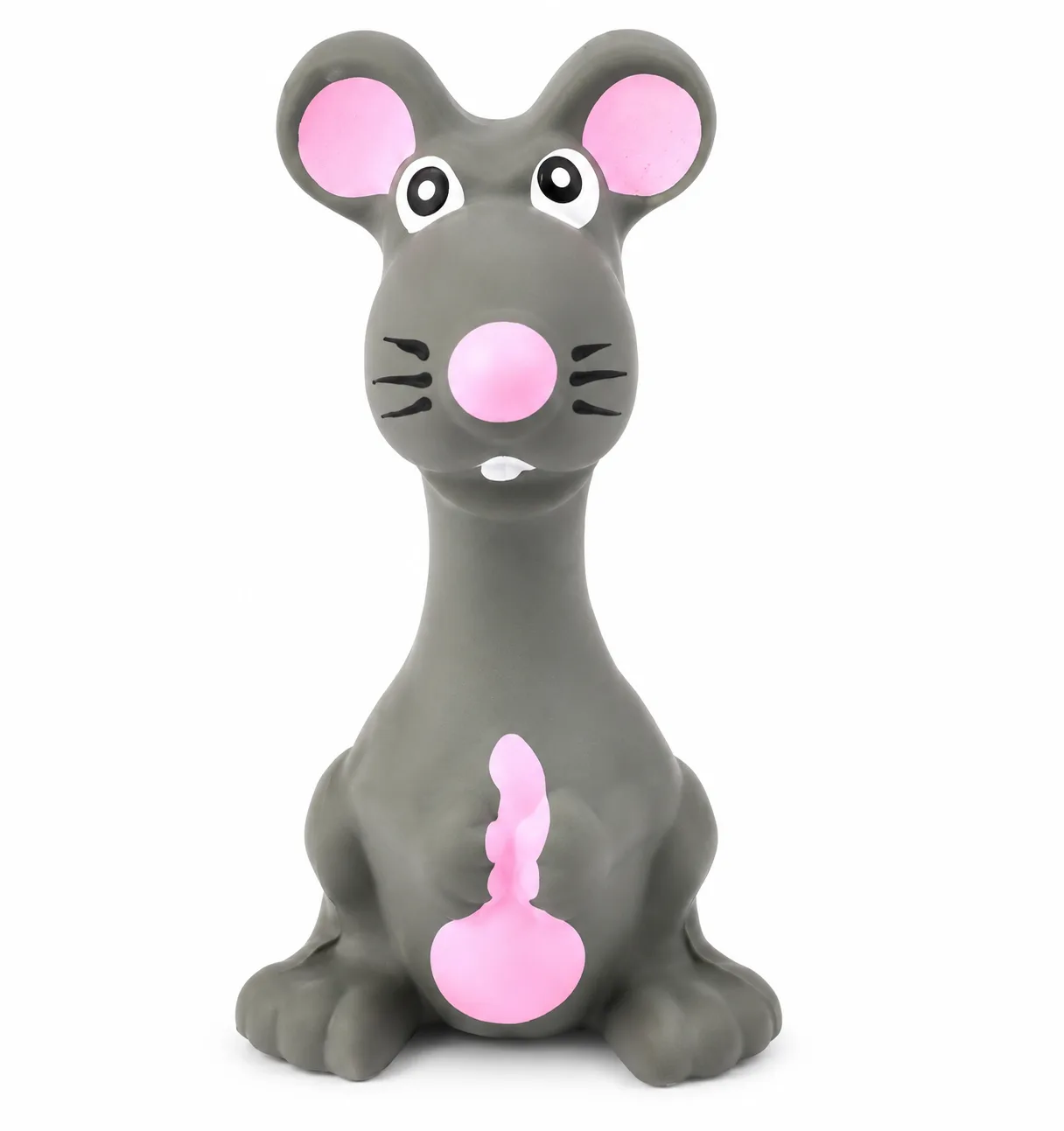 Interactive Latex Squeaky Mouse Toy