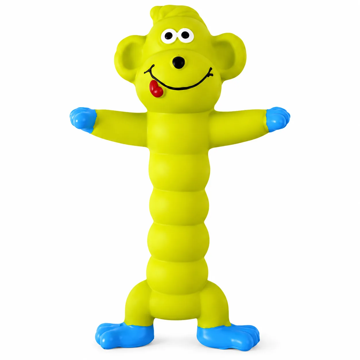 Chomp & Play Squeaky Latex Monkey Toy | Durable Pet Chew (20cm)